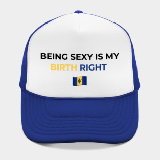 Being Sexy is My Birth Right Barbados T-Shirt Hat