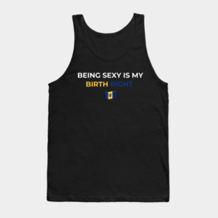 Being Sexy is My Birth Right Barbados T-Shirt Tank Top