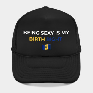 Being Sexy is My Birth Right Barbados T-Shirt Hat