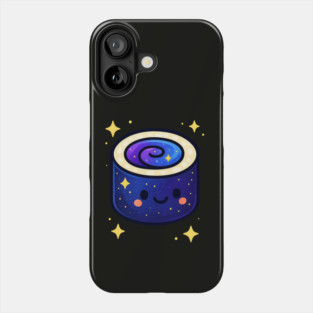 Galactic Sushi Roll – Cute Space Sushi Art | Cosmic Foodie Aesthetic Tee Phone Case