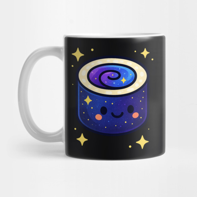 Galactic Sushi Roll – Cute Space Sushi Art | Cosmic Foodie Aesthetic Tee by Anne Lee