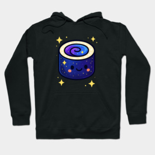 Galactic Sushi Roll – Cute Space Sushi Art | Cosmic Foodie Aesthetic Tee Hoodie
