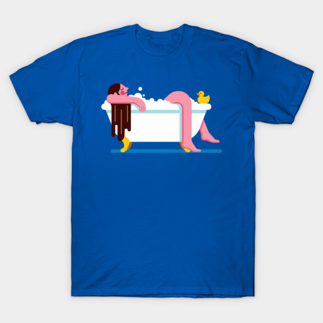 Relaxing Bath Time T-Shirt by enrynz