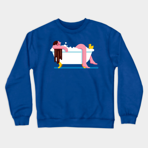 Relaxing Bath Time Crewneck Sweatshirt by enrynz
