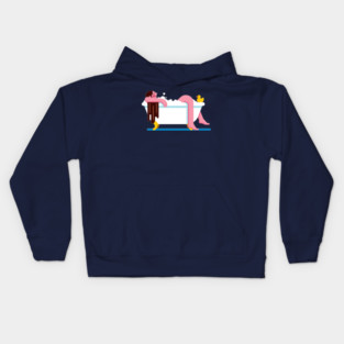Relaxing Bath Time Kids Hoodie