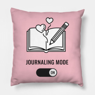 Journaling Mode Activated Pillow