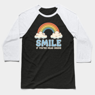 Smile If You're Dead Inside Baseball T-Shirt