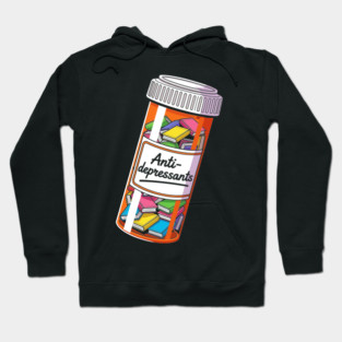 Books as Antidepressants Hoodie