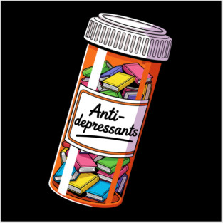 Books as Antidepressants Posters and Art