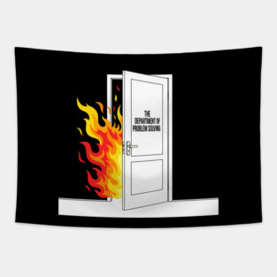 Burning Problem Solver Tapestry