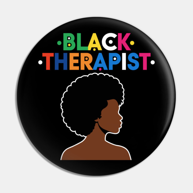 Black Therapist Pin by enrynz