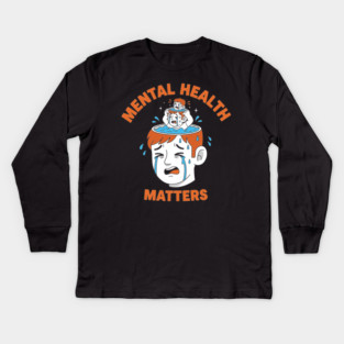 Mental Health Matters Kids Long Sleeve T-Shirt