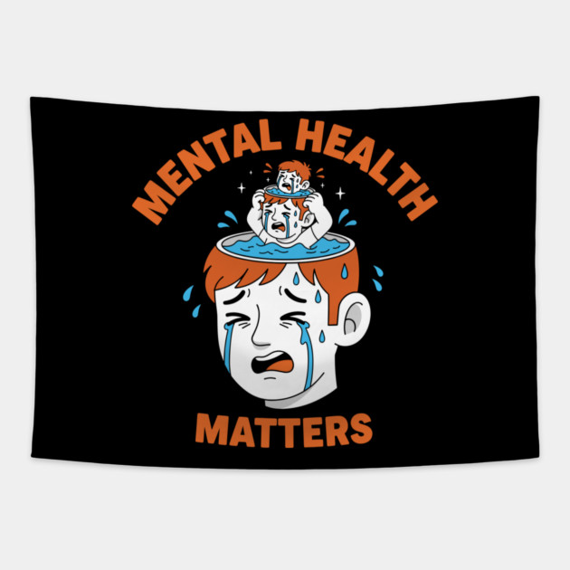 Mental Health Matters Tapestry by enrynz