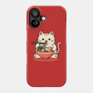 Purrfect Ramen Cat Phone Case