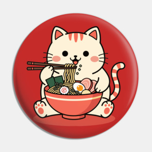 Purrfect Ramen Cat Pin