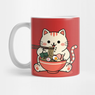 Purrfect Ramen Cat Mug