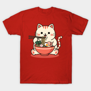 Purrfect Ramen Cat T-Shirt