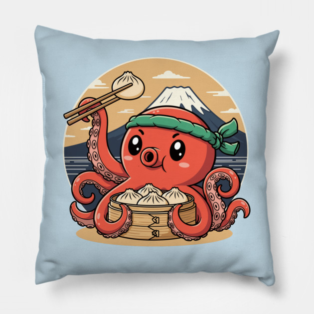 Octo Bao Pillow by enrynz