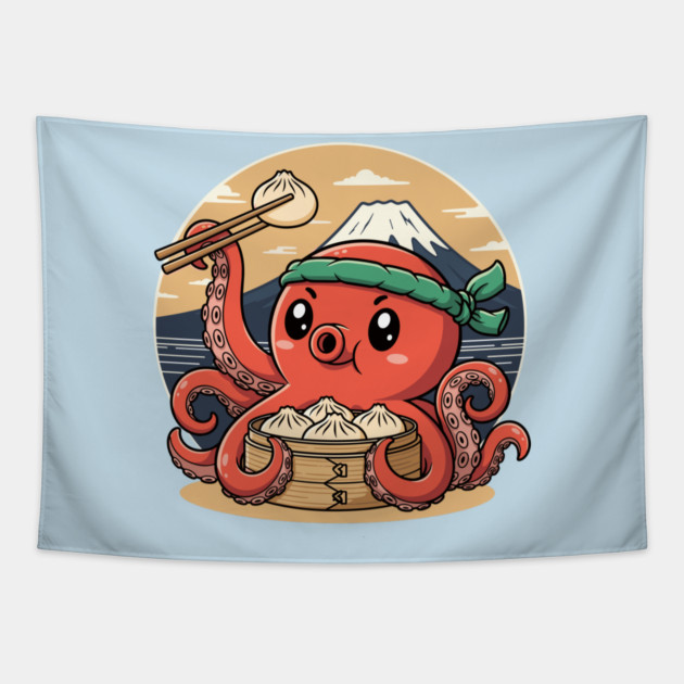 Octo Bao Tapestry by enrynz