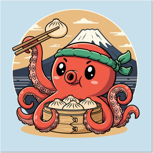 Octo Bao Wall Art by Digironin