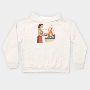 I'm Fine Kids Hoodie