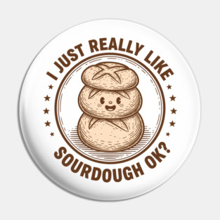 Sourdough Lover Pin