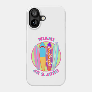 Miami Surf's Up Phone Case