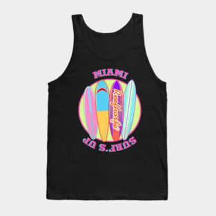 Miami Surf's Up Tank Top