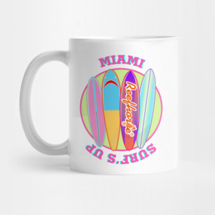 Miami Surf's Up Mug