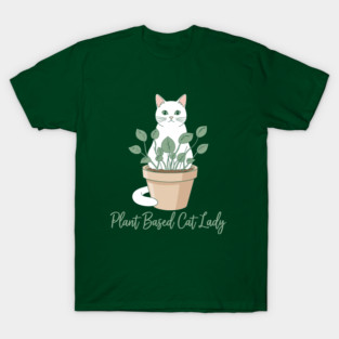 Plant Based Cat Lady T-Shirt