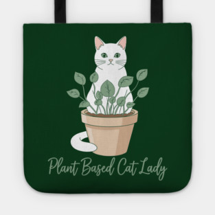Plant Based Cat Lady Tote