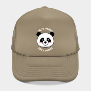 100% vegan, 100% Panda Hat