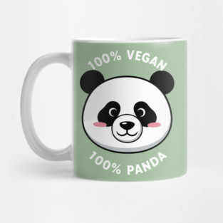 100% vegan, 100% Panda Mug