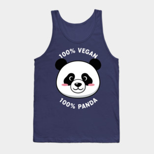 100% vegan, 100% Panda Tank Top