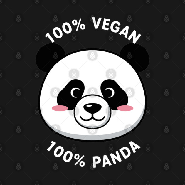 100% vegan, 100% Panda by enrynz