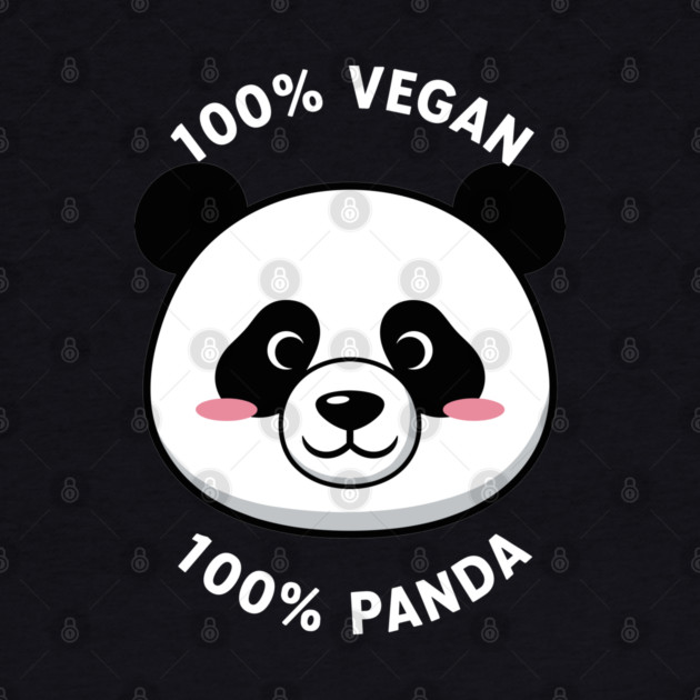 100% vegan, 100% Panda by Digironin