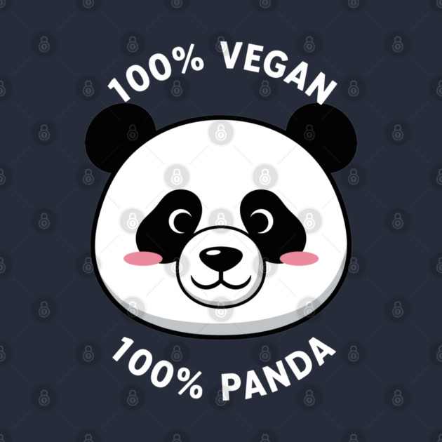 100% vegan, 100% Panda by enrynz