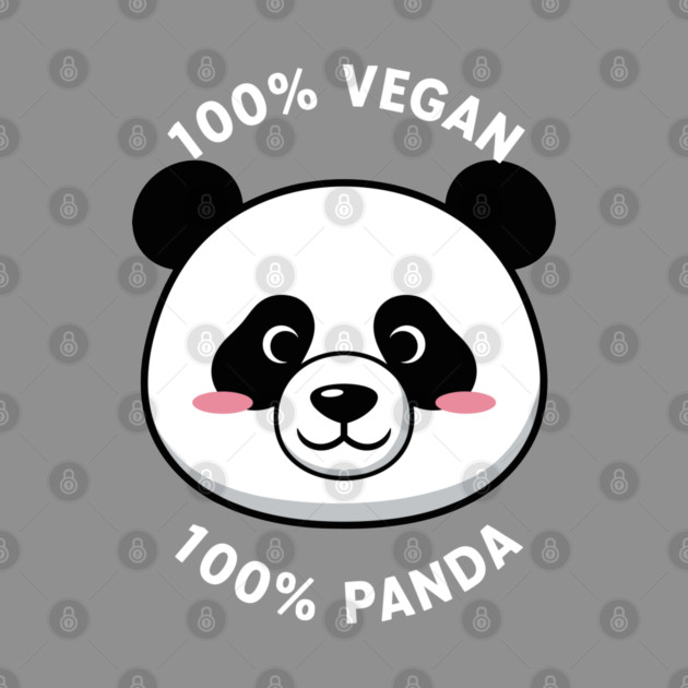 100% vegan, 100% Panda by enrynz