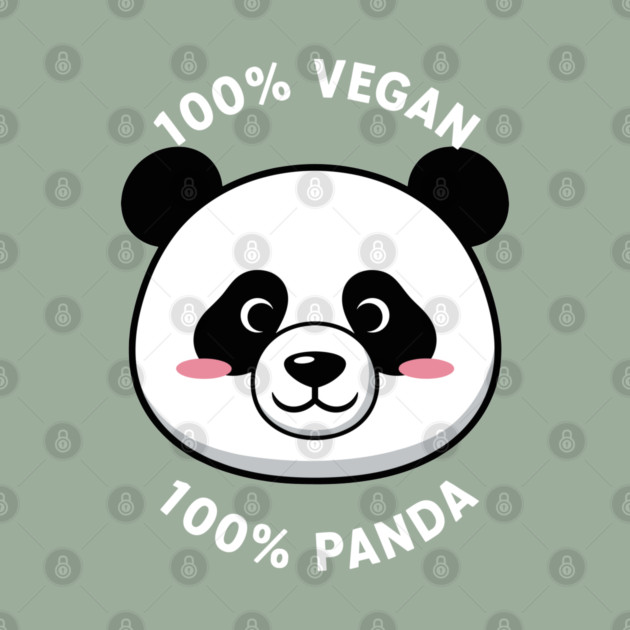 100% vegan, 100% Panda by enrynz