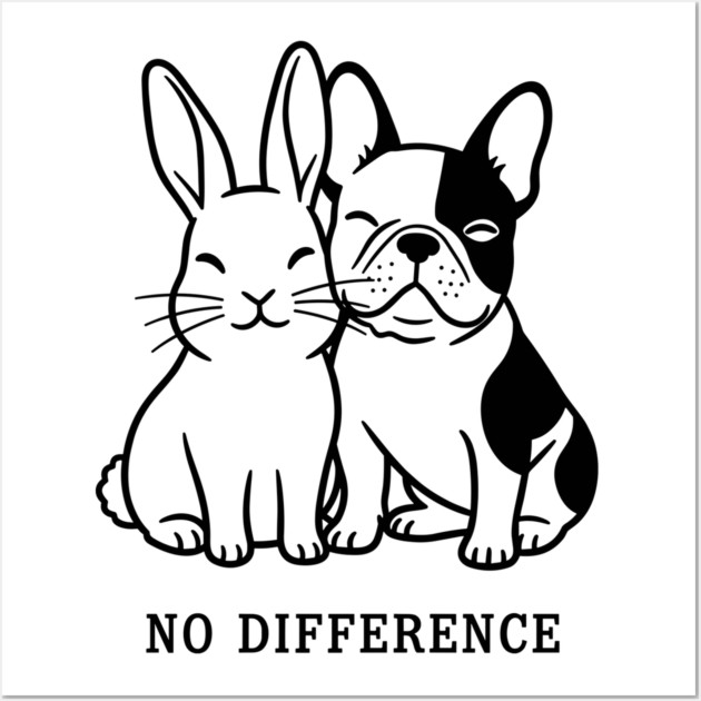 Adorable Pet Duo Wall Art by Digironin