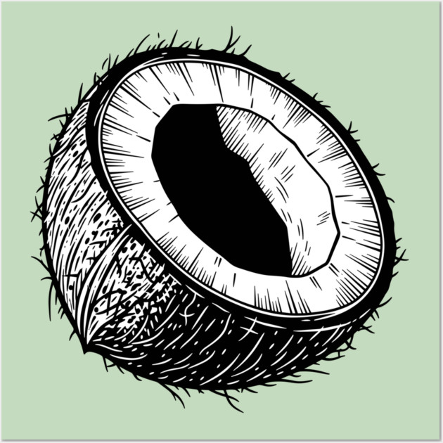 Coconut Wall Art by Digironin