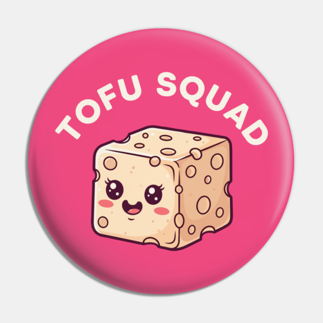 Kawaii Tofu Squad Pin by enrynz