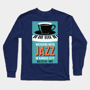 Retro Jazz Weekend Long Sleeve T-Shirt
