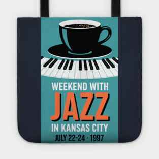 Retro Jazz Weekend Tote
