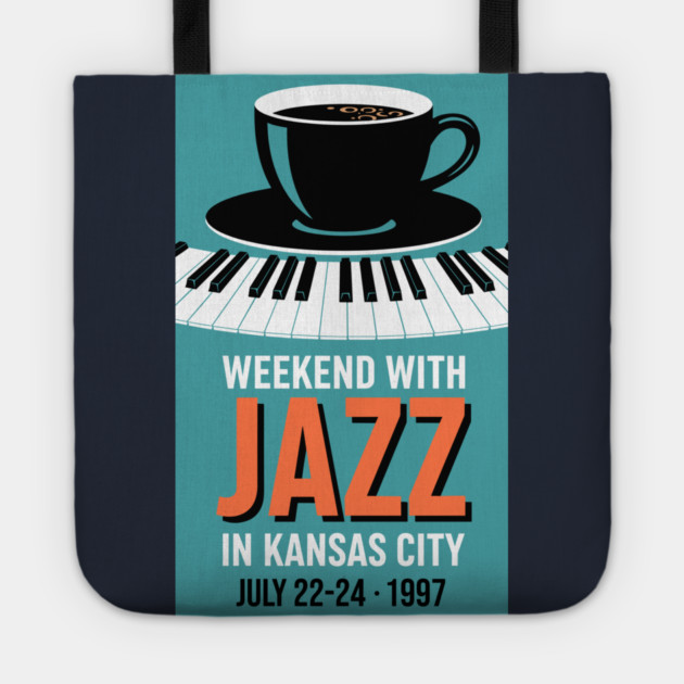 Retro Jazz Weekend Tote by enrynz
