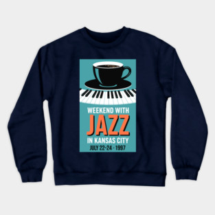 Retro Jazz Weekend Crewneck Sweatshirt