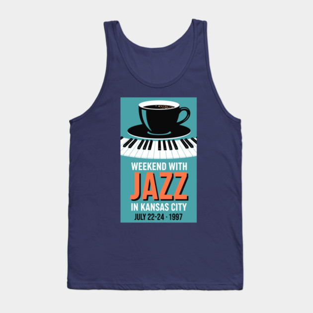 Retro Jazz Weekend Tank Top by enrynz