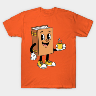 Happy Book Sipping Coffee T-Shirt