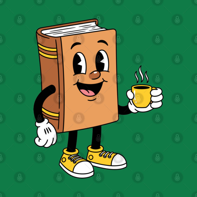Happy Book Sipping Coffee by enrynz