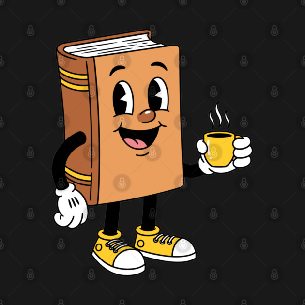 Happy Book Sipping Coffee by enrynz